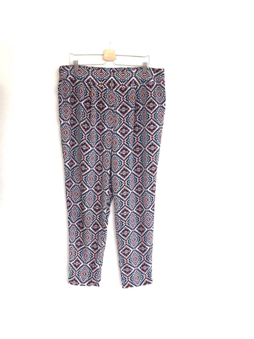 Forever 21 plus size summer pull-up pants 3X EUC